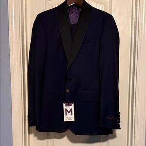 Ted Baker Midnight Blue Tuxedo with Black Lapel